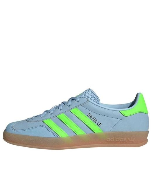 Adidas Blue (Wmns) Gazelle Indoor 'Clear Sky Solar'