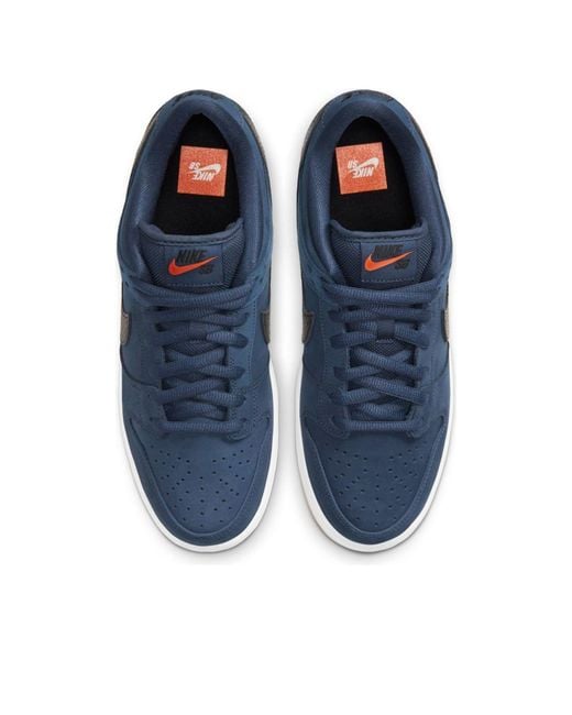 Nike Blue Dunk Low Pro Iso Sb Gum' for men