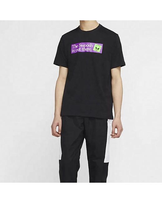 Nike Black Alien Printing Short Sleeve for men
