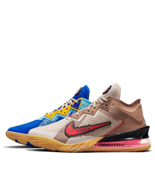 Nike Blue Space Jam X Lebron 18 Low 'Wile E. X Roadrunner' for men
