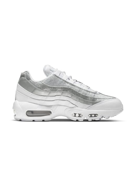 Nike White (Wmns) Air Max 95 Metallic'