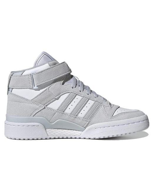 Adidas White (Wmns) Forum Mid Shoes 'Halo'