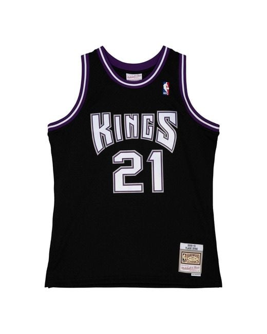 Mitchell & Ness Black X Nba Sacramento Kings 2000-01 Swingman Jersey 'Vlade Divac 21' for men