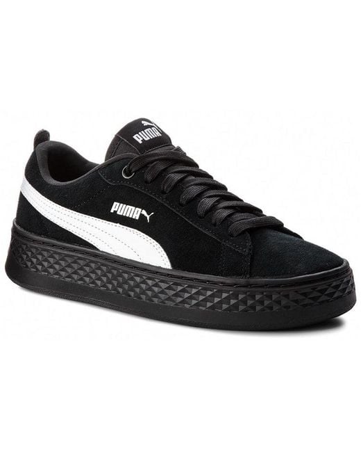 PUMA Black (Wmns) Smash Platform Sd