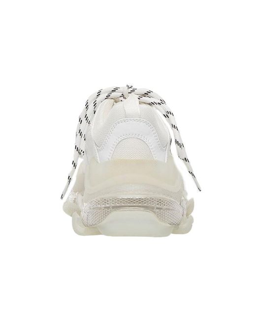 Balenciaga White Triple S Sneaker 'Clear Sole for men
