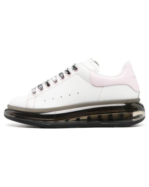 McQueen White (Wmns) Larry Oversized Sneaker 'Clear Sole'