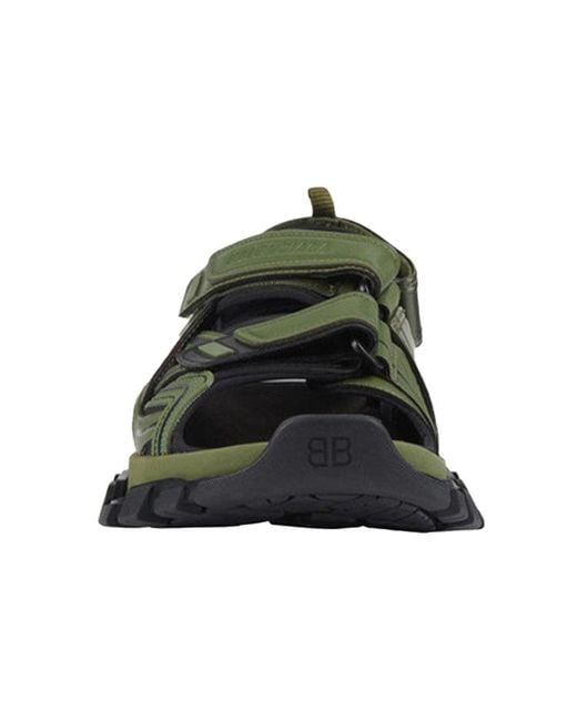 Balenciaga Green Track Sandal 'Khaki' for men