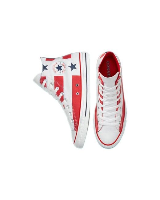 Converse Red Chuck Taylor All Star High 'Stars & Stripes' for men