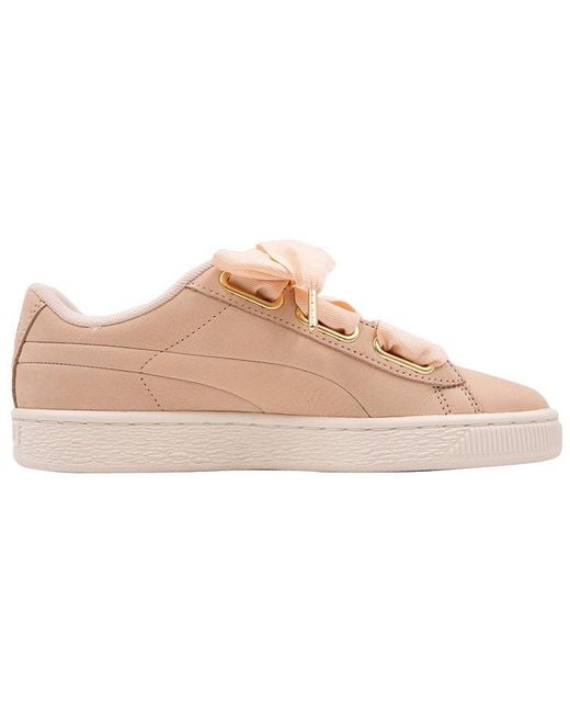 PUMA Pink (Wmns) Basket Heart Soft