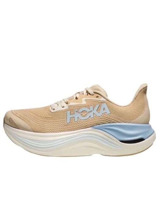 Hoka One One White (Wmns) Skyward X 'Oak Alabaster'