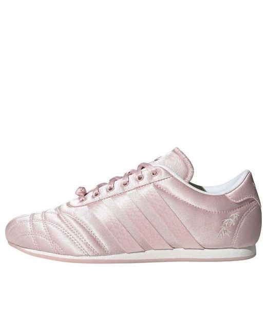 スニーカー adidas Taekwondo pink cream white adidas Originals Taekwondo lace sneakers in white and pink