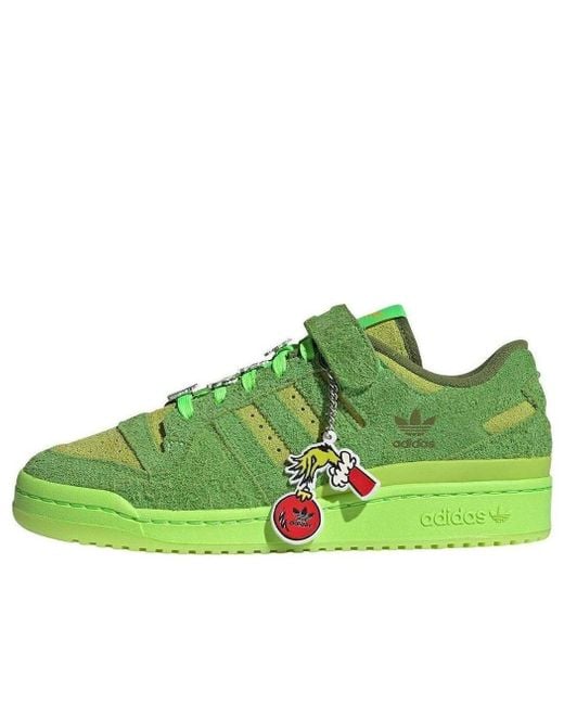 Adidas Green Dr. Seuss X Forum Low 'Grinch' for men