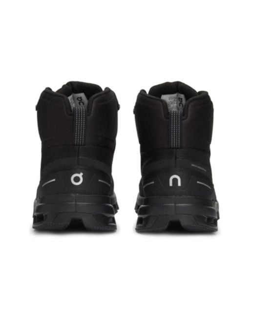On Shoes Black Cloudrock Waterproof for men