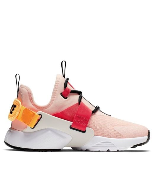 Nike White (Wmns) Air Huarache City Low 'Washed Coral'
