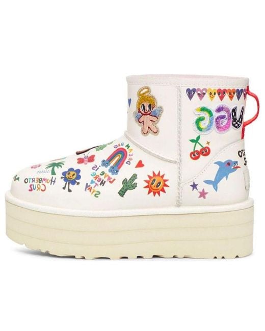 Ugg Metallic (Wmns) Classic Mini Boot 'Humberto Cruz Pop Sketch'
