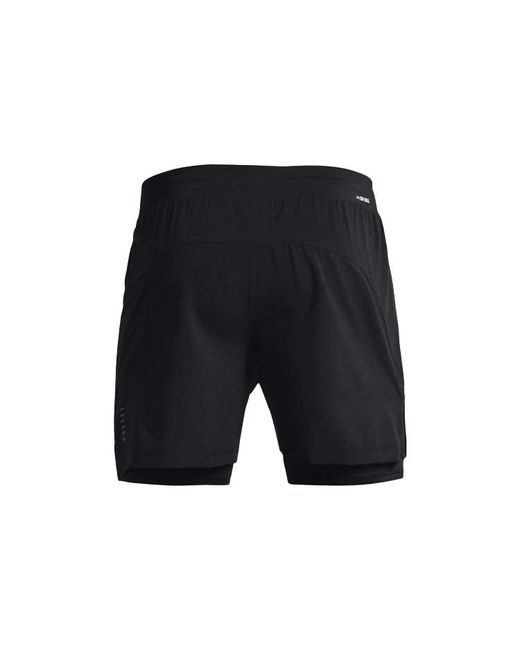 Under Armour Blue Iso-Chill Run 2N1 Shorts for men