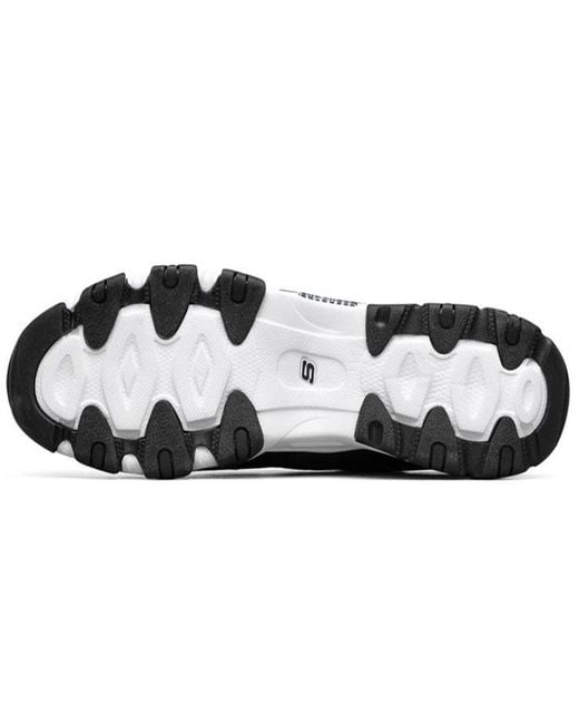 Skechers Black (Wmns) D'Lites 2.0 Running Shoes