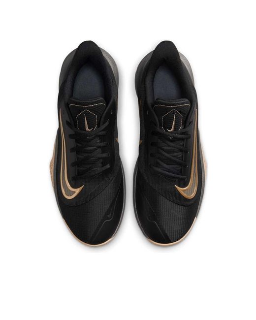 nike black white gold