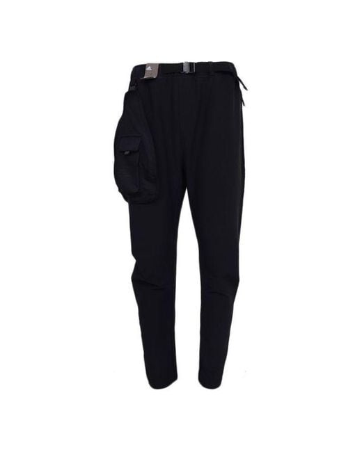 Adidas Blue Th Pnt Wv Flc Leisure Sports Training Wear Woven Trousers for men