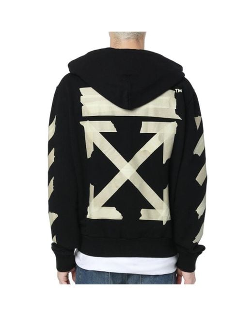 Off-White c/o Virgil Abloh Black Rubber Strap Arrow Printing Classic for men