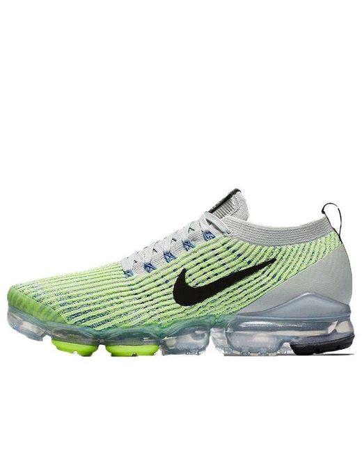Nike Air Vapormax Flyknit 3 'barely Volt' in Green for Men | Lyst