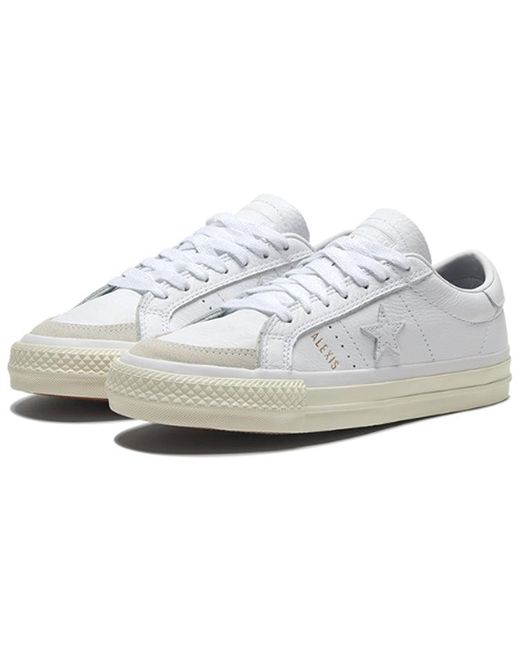 Converse White Alexis Sablone X One Star Pro Low Egret' for men