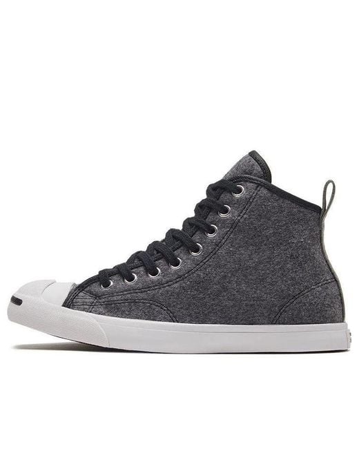 Converse Black (Wmns) Jack Purcell Lp High Top Sneakers