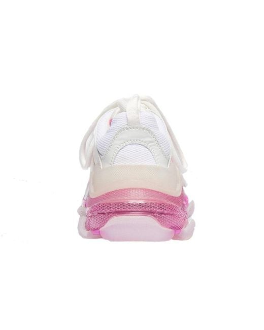 Balenciaga Pink (Wmns) Triple S Clear Sole Trainer