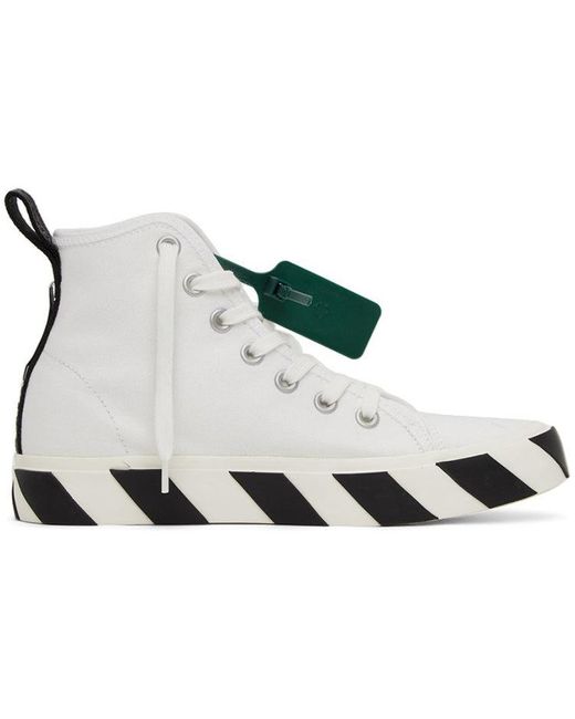 Off-White c/o Virgil Abloh Off- Mid-top Vulcanised Canvas Sneaker in ...