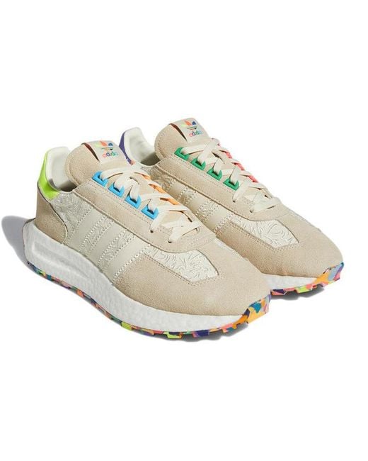 Adidas White Retropy E5 'Pride' for men