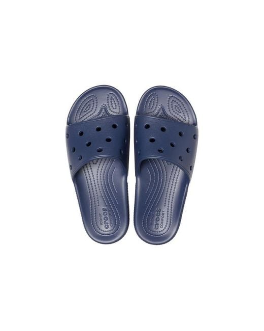 CROCSTM Blue Classic Slippers Deep for men