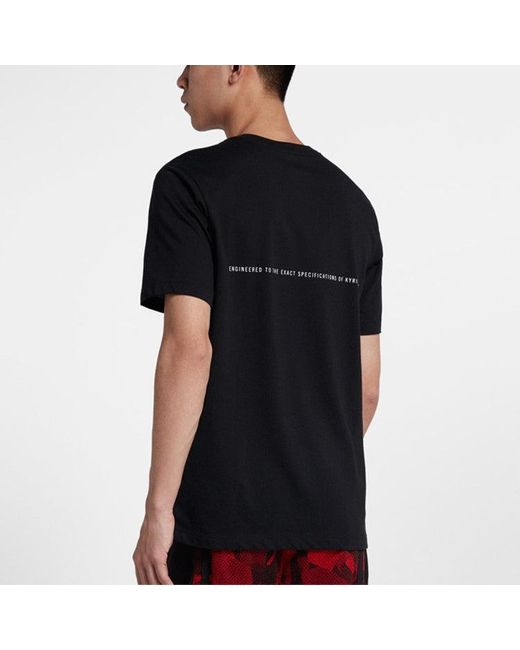 Nike Black Kyrie Kyrie Irving Basketball Short Sleeve for men