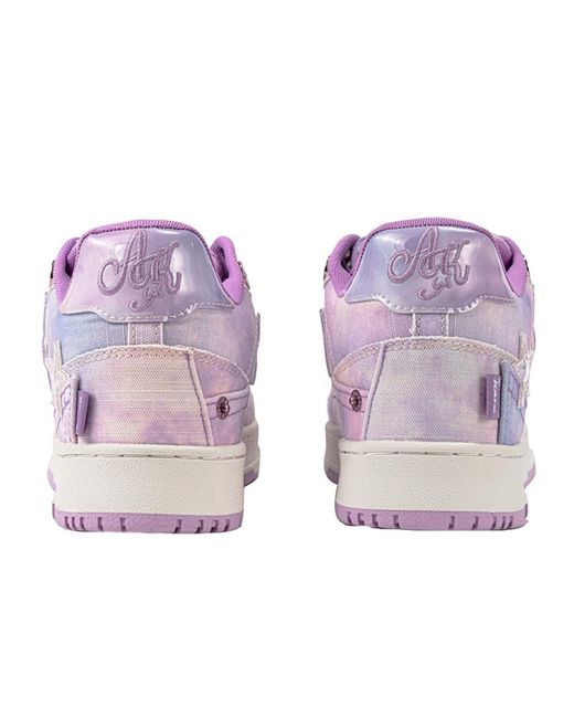 KAALIXTO Purple Skateboarding Mid 'Bandhnu Starry' for men