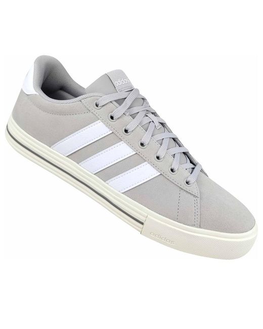 Adidas White Daily 4.0 Cloud Off' for men