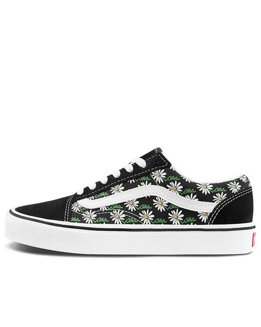 Vans Black Comfycush Old Skool 'Scribble Flower' for men