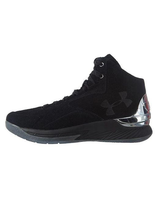 Under Armour Black Curry 1 Lux Mid Suede for men