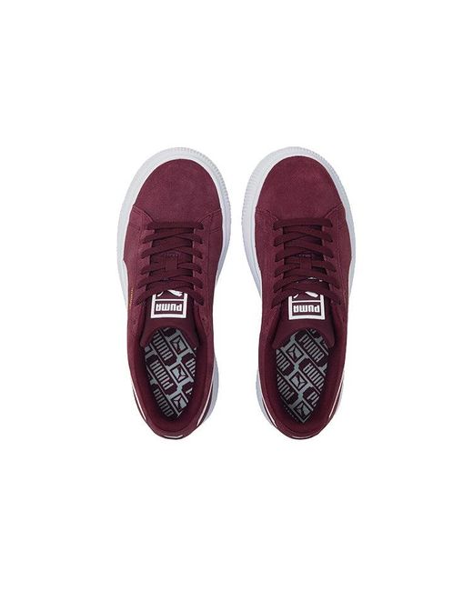 PUMA Red (Wmns) Suede Mayu Sneakers
