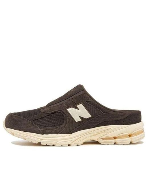 New Balance Brown 2002R Mule for men