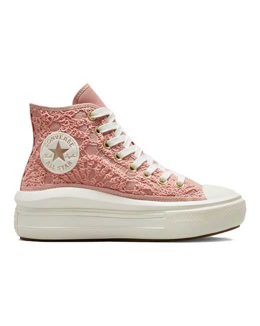 Converse Pink (Wmns) Chuck Taylor All Star Move Platform High 'Daisy Cord'