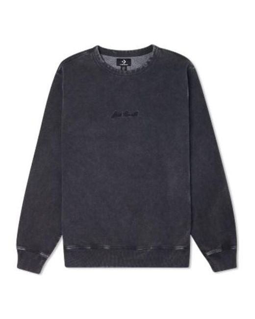 Converse Blue Jack Purcell Pullover Crewneck Sweatshirt for men