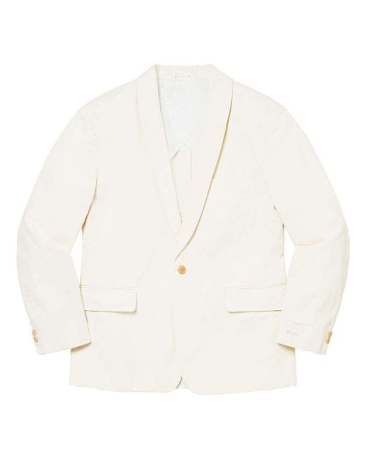 Supreme X Mm6 Maison Margiela Washed Cotton Suit in White for Men 