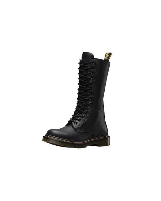 Dr. Martens Black (Wmns) 1B99 Leather Mid Calf Boot Virginia'