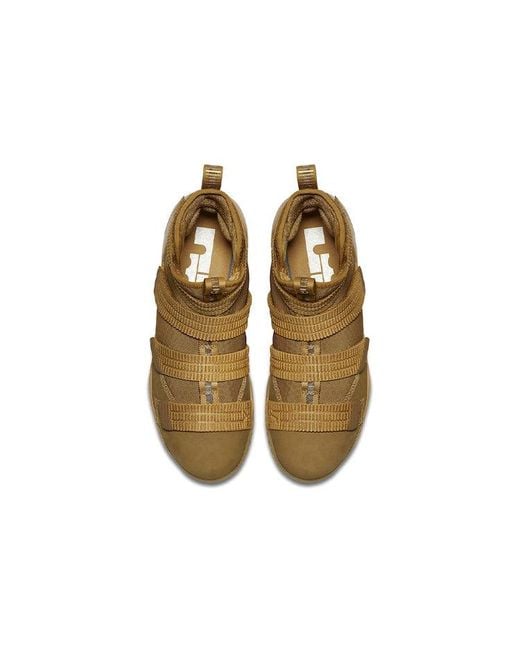 Nike Brown Lebron Soldier 11 Ep 'Wheat Metallic' for men