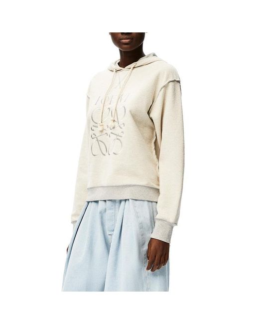 Loewe White (Wmns) Anagram Hoodie Melange'