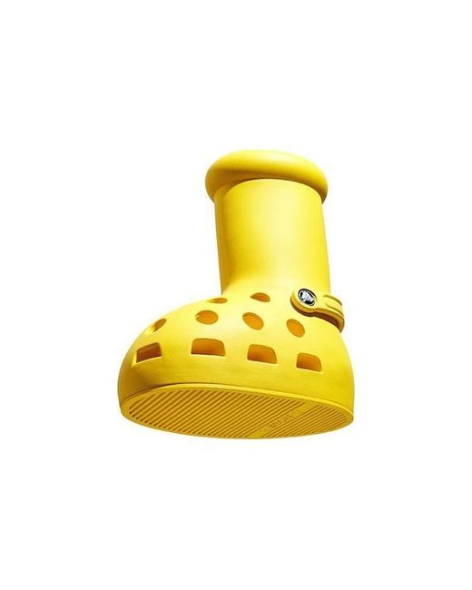 MSCHF Yellow R X Crocs Big Boot for men
