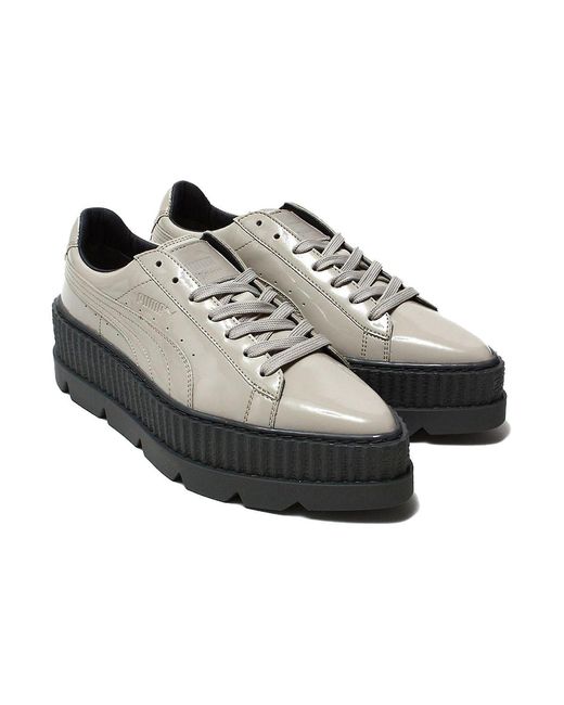 PUMA Gray (Wmns) Fenty X Pointy Creeper Patent 'Dove'