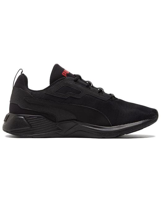 PUMA Black Disperse Xt Low Top Running Shoes for men