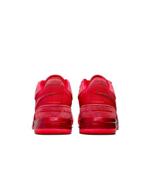 Nike Red Lebron Nxxt Gen Ampd Basketball Shoes for men