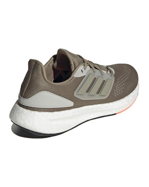 Adidas Brown Pure Boost 22 for men