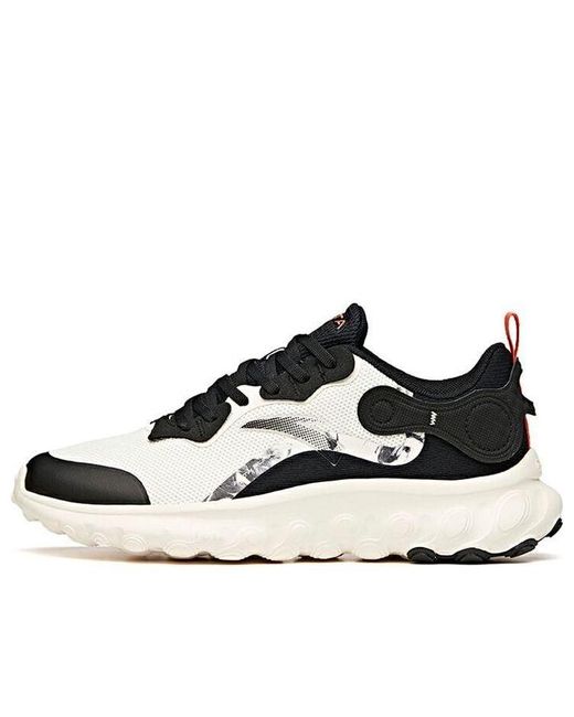 Anta Black A-silo Running Sneakers for men